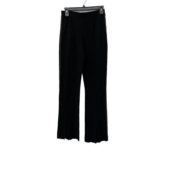 NWOT CLUB MONACO Size S Full Milano Pants with side stripe Black MSRP $165 - Picture 3 of 15